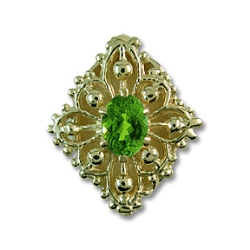 ra6893 Peridot Bracelet Slide 